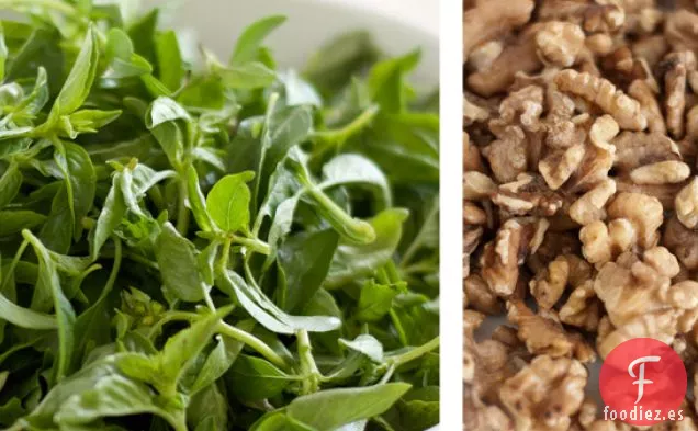 Receta Básica de Pesto de Albahaca y Nuez