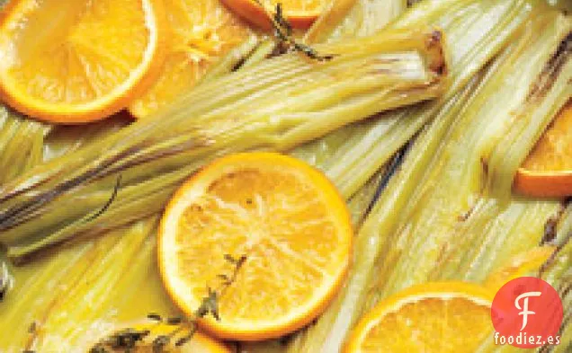 Puerros Estofados Con Naranja