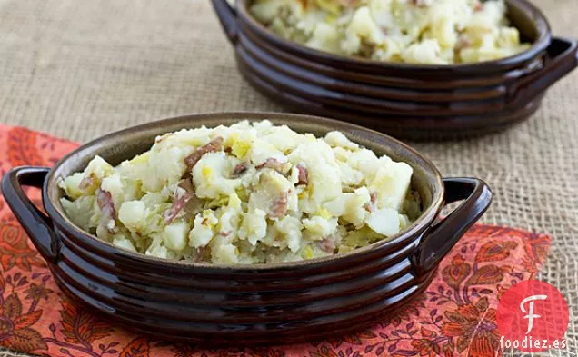 Patatas Rojas y Puerros Rotos