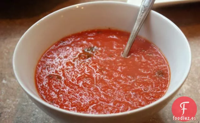 Sopa de Puerro de Tomate