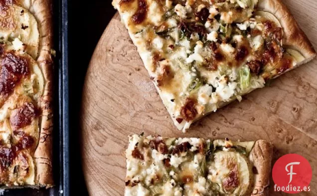 Pizza de Puerro de Patata