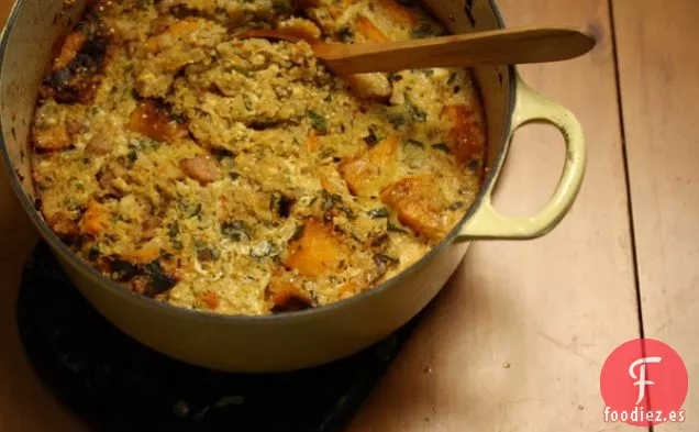 Relleno de Calabaza, Puerro y Quinua