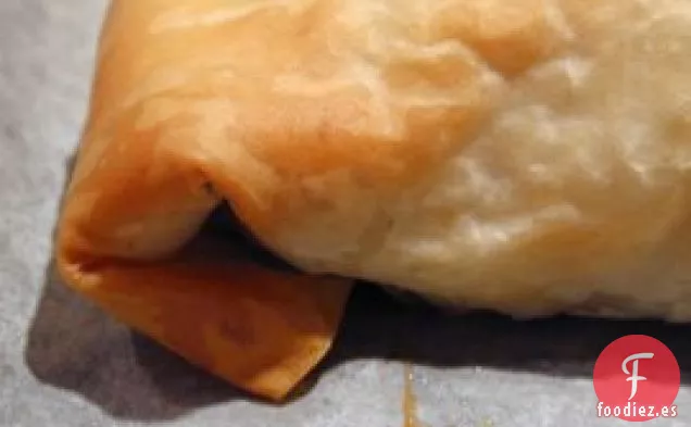 Strudel De Puerro Y Albaricoque Con Piñones