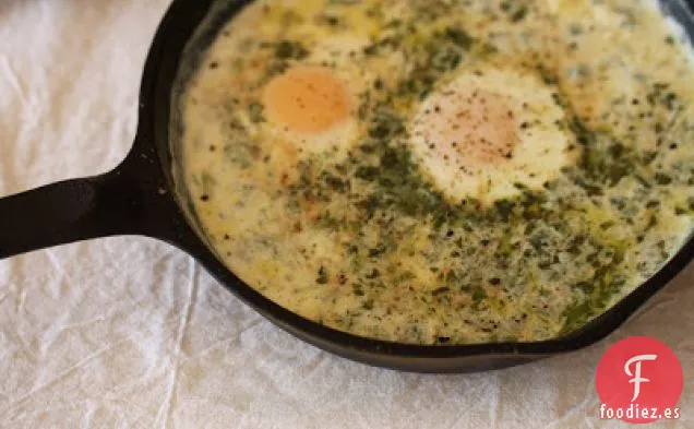 Huevos Horneados En Crema