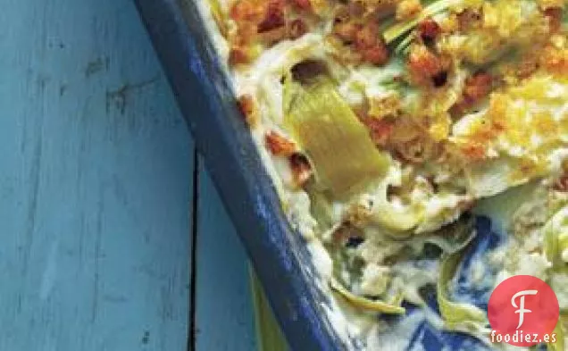 Gratinado Cremoso de Puerro
