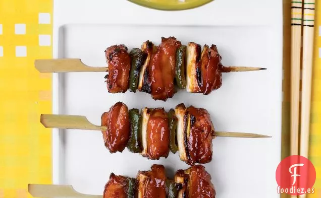 Yakitori de Pollo y Puerro