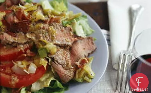 Blt: Ensalada De Ternera, Puerro Y Tomate