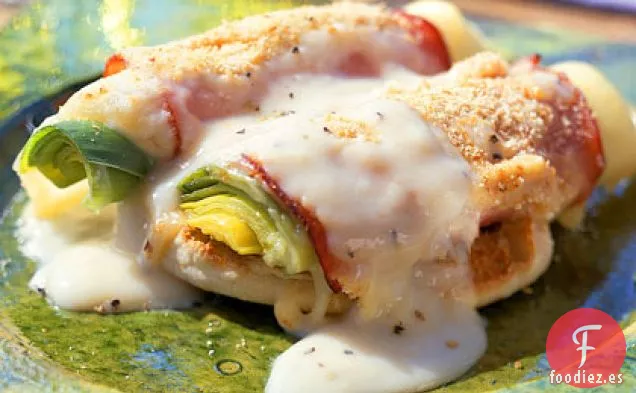 Puerros Cordon Bleu