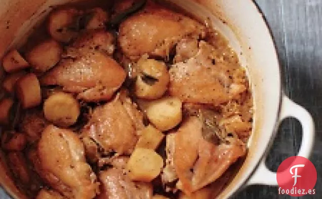Pollo Estofado Y Chirivías