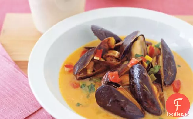 Mejillones con Patatas Fritas al Horno