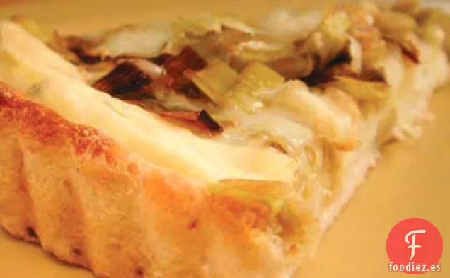 Tarta de Puerro, Patata y Fontina