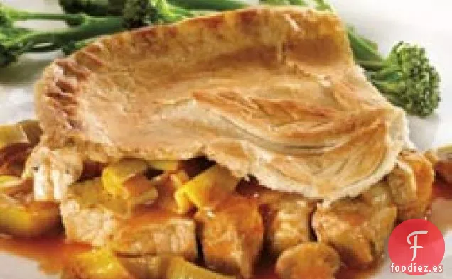 Pastel De Puerro Y Cerdo