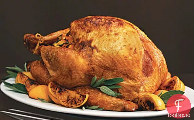 Pavo Asado con Salsa de Salvia y Naranja