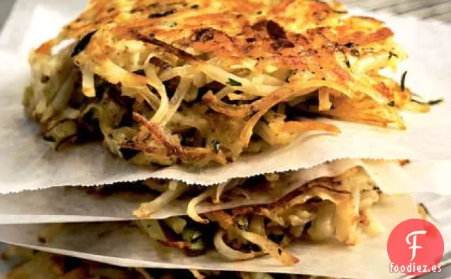 Tortitas de Patata y Puerro