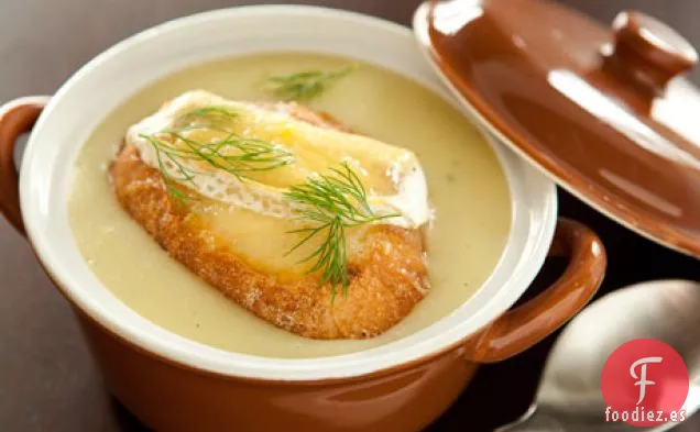 Sopa De Patatas Y Puerros