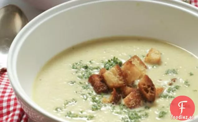 Sopa De Puerros Y Patatas