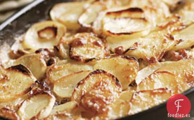 Gratinado de Patata y Puerro