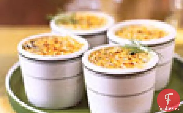 Gorgonzola y Crème Brûlée de Puerro