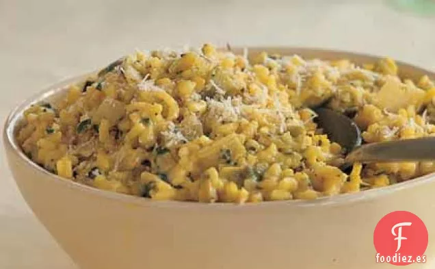 Risotto de Queso con Puerro y Mascarpone