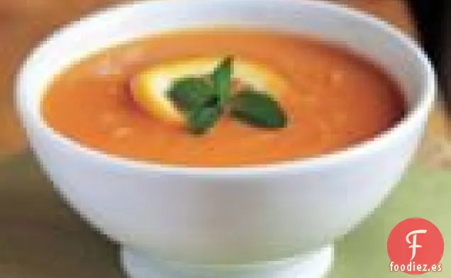 Sopa De Zanahoria Con Naranja Y Jengibre