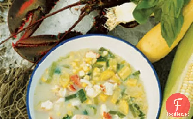 Langosta De Maine Y Sopa De Maíz