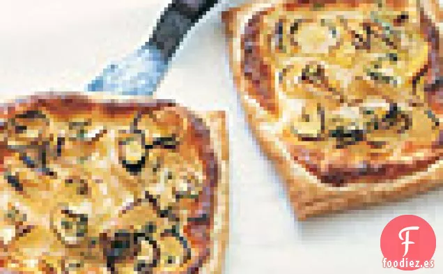 Tartas Simples de Puerro y Ricotta