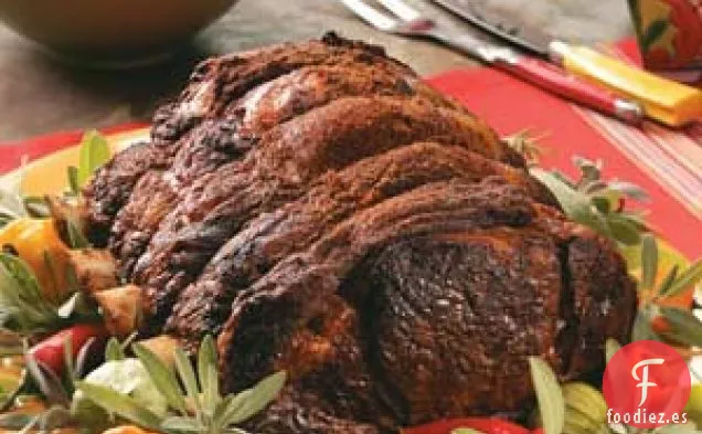 Costilla Asada Del Suroeste Con Salsa