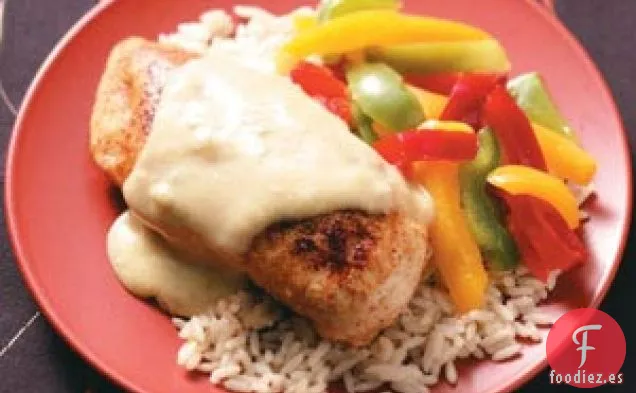 Pollo Con Salsa De Chile Verde