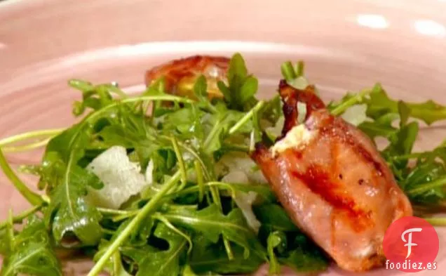 Higos Envueltos En Prosciutto A La Parrilla Rellenos De Queso De Cabra