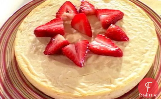 Tarta de queso con ricotta de Nueva York baja en carbohidratos