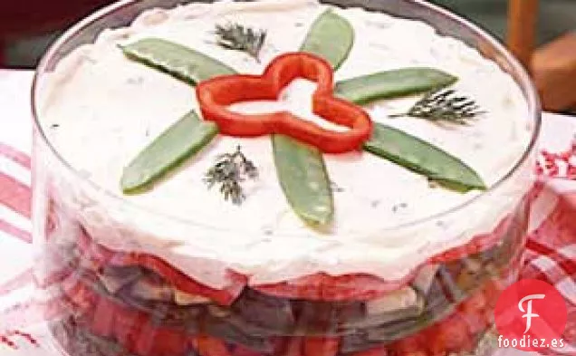 Ensalada De Cangrejo En Capas