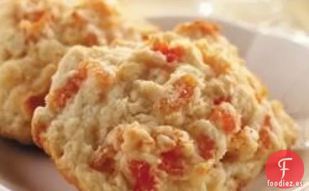 Bollos de albaricoque y almendras