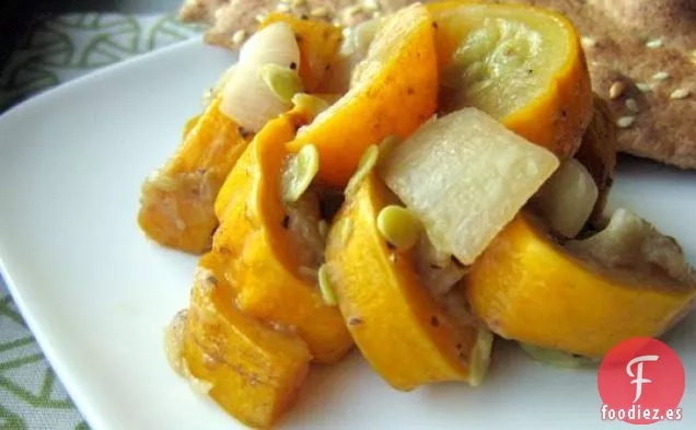 Calabaza Y Cebolla Con Azúcar Morena