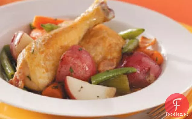 Cena de pollo del domingo
