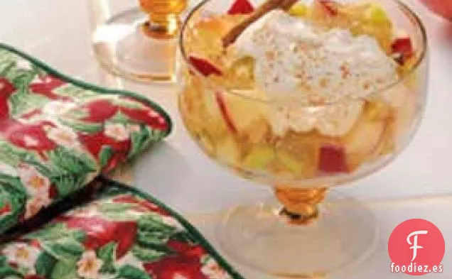 Ensalada de gelatina de sidra de manzana