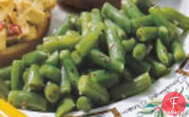 Judías verdes salteadas