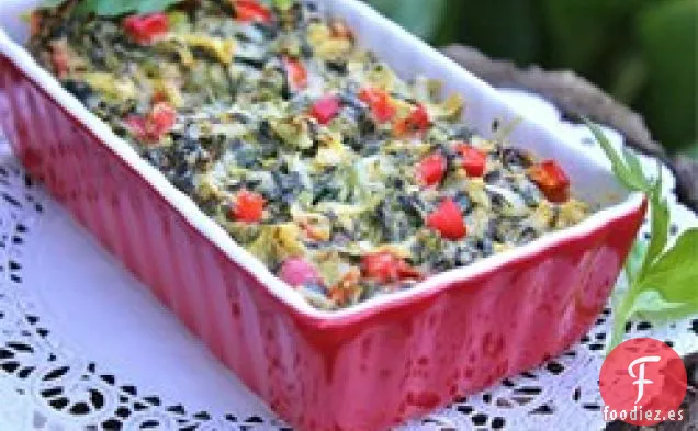 Salsa navideña picante de espinacas