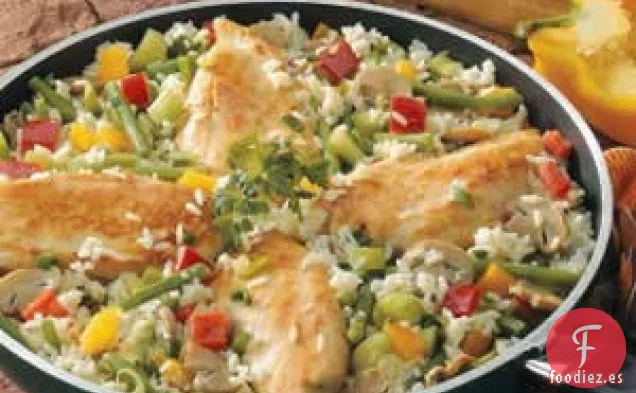 Sartén De Arroz Con Pollo