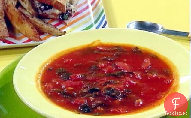 Sopa De Tomate Y Espinacas