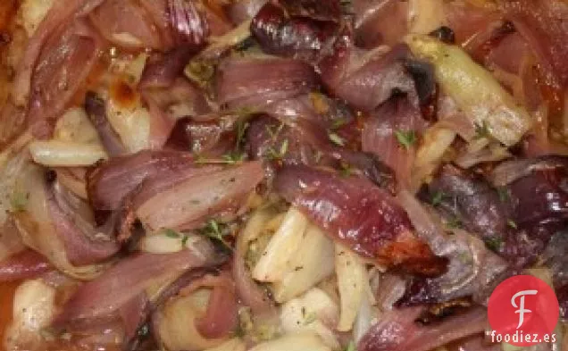 Cebollas Caramelizadas Asadas al Horno