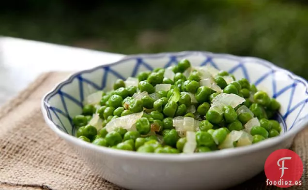 Guisantes Simples Y Cebollas