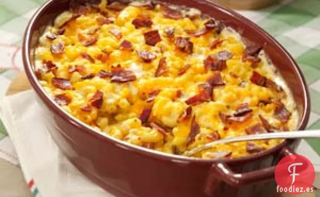 Macarrones con queso y cerveza