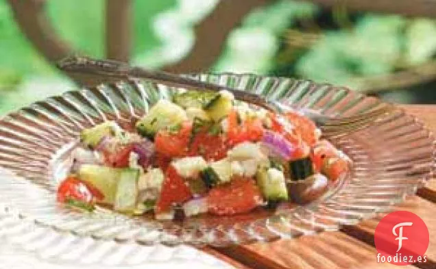 Ensalada De Tomate Con Hierbas