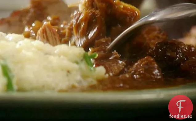 Asado dominical con salsa de champiñones