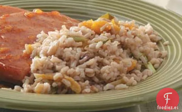 Plato De Pilaf De Arroz Integral