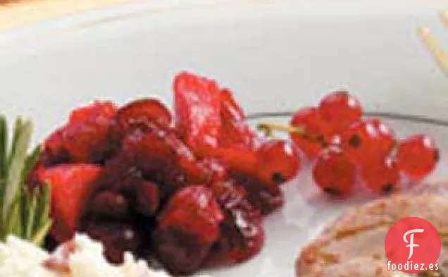 Chutney de naranja y arándanos