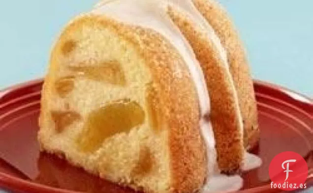 Pastel Bundt de manzana espolvoreado con azúcar
