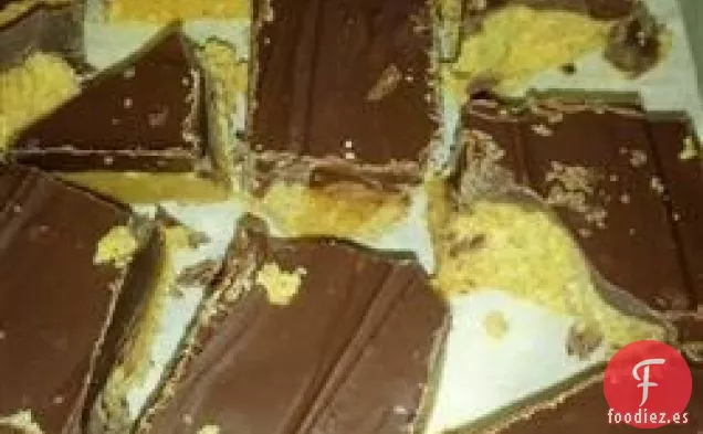 Barras de mantequilla de maní sin gluten