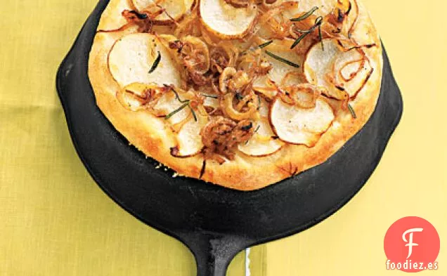 Pan Plano de Patata y Cebolla