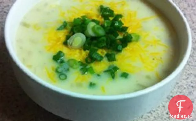 Sopa De Patatas Y Jamón Fácil Y Deliciosa